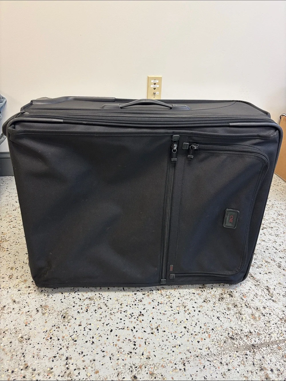 Tumi Black Rolling Garment Bag for Men